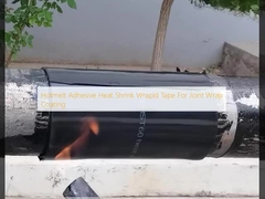 Hotmelt heatscrimp fast tape voor coating van gewrichtswrap